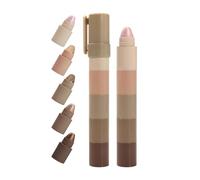 Eye Shadow Sticks, Shimmer Highlighter Stick, Waterproof Cream Makeup, Long-Lasting Glow, Facial Cosmetics for Travel, Stage, Carnival, Dating, School, Outdoor Party Performance