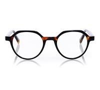 Eyebobs - Lectores unisex de terapia barata, color negro con detalles de tortuga, aumento de 1,75