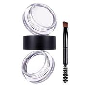 Eyebrow Cream Cosmetic, Waterproof Brow Pomade Makeup, Double Tip Brush Tool with Premium Build, Beauty Care System with Smart Design, Smooth Precise Defining Aid, Essential Companion