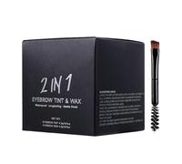Eyebrow Cream Cosmetic, Waterproof Brow Pomade Makeup, Double Tip Brush Tool with Premium Build, Beauty Care System with Smart Design, Smooth Precise Defining Aid, Essential Companion