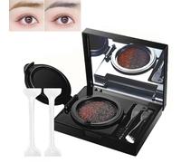 Eyebrow & Eyeliner Cream With Stamp, 2 In 1 Eyebrow & Eyeliner Cream With Stamp,Multi-Functional Double-Headed Eyeliner Stamp With Double Ended Brush,Natural Waterproof (02# Brown)