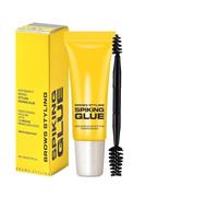Eyebrow Gel Clear, Long Lasting Brow Gel, 10 ml Waterproof Smudge Proof Brow Styling Gels End Brush, Eyebrow Fixer for Party Wedding Festival Club Beach Pool Work Office School Daily Makeup Use