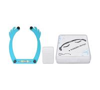 Eyebrow Line Marker Ruler Foldable, Adjustable Arch Microblading Eyebrow Mapping Tool for Salon Measuring with High Accuracy (Blue)