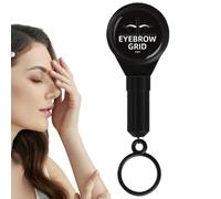 Eyebrow Mapper Tool, Compact Brow Mapping Aid, Precision Lines Marker With Inked Strings, Lightweight & Easy-to-Use, Ideal For Professional Makeup Artists & Beauty Bloggers