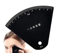 Eyebrow Mapping - Delineador de cejas reutilizable, kit de plantillas de maquillaje, herramienta de plantilla, instrucciones ajustables para simetría, contorno de modelador, accesorios