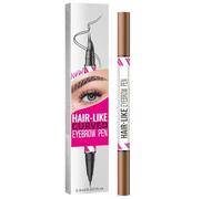 Eyebrow Pen, Doble Ended Liquid Pen, Precision Fine Tip, Long Wear Smudge Proof Formula, Compact Brown Design, Excelente para rutinas de belleza, Travel or Events