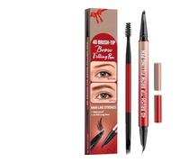 Eyebrow Pen, Natural Looking Brow Makeup, Curved Tip Applicator, Precision Brow Contour Tool, Waterproof Cosmetic Pencil for Defined Arches, Beauty Makeup for Home, Office, and Travel