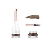 Eyebrow Pencil, Eyebrow Paste Brush Set, Larga Duración, Textura Ligera (01)