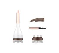 Eyebrow Pencil, Eyebrow Paste Brush Set, Larga Duración, Textura Ligera (02)