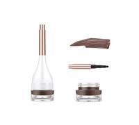 Eyebrow Pencil, Eyebrow Paste Brush Set, Larga Duración, Textura Ligera (03)