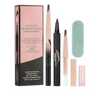 Eyebrow Pencils, Brow Shaping Makeup, Waterproof 4-Prong Micro-Fork Tip, Natural-Looking Long-Lasting Cosmetic for Women, Beginners, Professionals, Travel, Daily Use