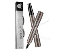 Eyebrow Pencils for Women, 2-Pack Waterproof Eyebrow Pencil, Long-Lasting Smudge-Proof Brow Definer for Natural Look, Precise and Compact for Travel or Daily Use, 4.72x0.79 Inches