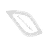 eyebrow ruler sticker - eyebrow pomade dark brown elf | Quick Setup Feature with Dual-Scale Design, Design Tool for Commuting Home 6 in Portable Acrylic Ruler for Accurate Positio