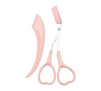 Eyebrow Scissors Comb, Precision Grooming Trimmer, Non Slip Beauty Tool, for Women Facial Hair Removal Eyebrow Shaping Styling Makeup Home Salon Use 13x6cm/5.12x2.36 inches