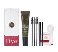 Eyebrow Tint Kit, Long-Lasting Dye, Smudge-Proof Formula, 2-in-1 Eyebrow & Eyelash, Finish, Natural-Looking Finish, Ideal para Home, Dating, Traveling, and Hotel