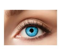Eyecatcher Color Fun ,Color Lentes, Azul, Lentes Anuales Suave, 2 Piezas / BC 8.6 mm / Dia 14.5mm / 0.00 Dioptrías
