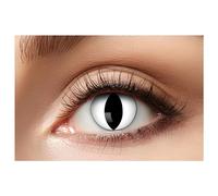 Eyecatcher Color Fun - Color Lentes - Black Cat - Gato Negro - 1 Par - Ideal para Carnaval, Halloween & Party