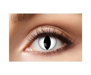 Eyecatcher Color Fun - Color Lentes - Black Cat - Gato Negro - 1 Par - Ideal para Carnaval, Halloween & Party