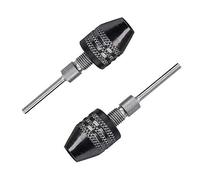 Eyech 2 adaptadores de conversión de portabrocas sin llave de 2,35 mm, rango de sujeción de 0,3 a 3,4 mm, vástago redondo