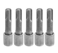Eyech 5 adaptadores SDS-Plus para portabrocas de taladro de 6,35 mm, hexagonal de 1/4 pulgadas, convertidor de soporte de brocas para taladros eléctricos