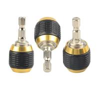 Eyech Juego de 3 soportes para brocas autobloqueantes, vástago hexagonal de 1/4 pulgadas