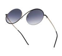 Eyeglass con bloques UV, gafas de sol de protección UV - Mujeres elegantes Protección UV Gafas retro | Eyewes circulares únicas elegantes para conducir, pesca, senderismo, caminar, Gris Gradiente