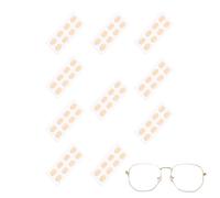 Eyeglass Nose Pads, 40 Pairs Non-Slip Glasses Nose Grips, Self-Adhesive Soft Foam Nosepads for Sunglasses Eyewear Comfort, Sports Office Travel Commuting Use, 9x6x1.5mm/0.35x0.24x0.06 inches