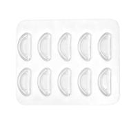 Eyeglass Nose Pads 5 Pairs - Adhesive Silicone Nose Cushion | Anti-Slip | Soft 0.63x0.28in D-Shape Silicone, Lightweight 5g 5-Pair Set, Anti-Indent Adhesive Grip, For Reading Glasses & Sunglasses