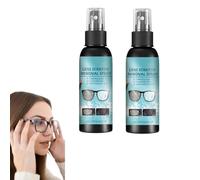 Eyeglass Scratch Remover,Glasses Scratch Remover,Eye Glass Cleaners Spray,For Eye Glasses, Screen,Pocket & Travel Essentials,100ml (2PCS)