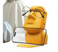 Eyeglass Stand - Artistic Rock Figure Spectacle Display, Creative Frame Storage Sculpture featuring Stable Balance Anti Skid Grip, Presents Pairs Neatly, Ideal for Home Dresser Entryway Study Corner