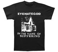 Eyehategod Men ' s in The Name of Suffering Black tee Round Neck Unisex Tops Men's 100% Cotton Short-Sleeve T-Shirts XL