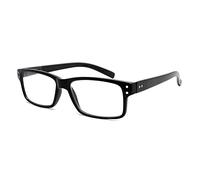 Eyekepper Bisagras de Primavera Vintage Reading Glasses Lectores de Hombres (Negro, 0.75)
