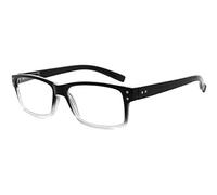 Eyekepper Bisagras de Primavera Vintage Reading Glasses Lectores de Hombres (Negro/Claro, 0.50)