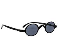 Eyekepper Sol lectores Spring Temple Vintage Mini pequeña Oval redonda Gafas de lectura Lente gris +3.5