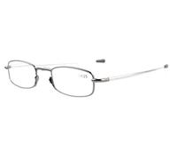 Eyekepper telescópicas brazos abatibles gafas de lectura con flip top-Case Negro +4.0