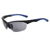 Eyekepper TR90 deportes bifocales gafas de sol béisbol Correr Pesca conducción Golf Softbol senderismo half-rimless gafas de lectura (Negro Marco Azul Templo, 2.00)