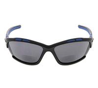 Eyekepper TR90 Sports Gafas de sol bifocales Béisbol Running Fishing Conducción Golf Softball Senderismo mate negro-azul marco gris lente +2.25