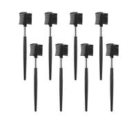 Eyelash Comb Eyebrow Brush 8 Pieces Double-sided Nylon Cosmetic Eyelash Comb Combs And Brushes for Eyelashes