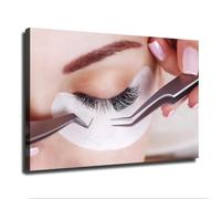 Eyelash Extension Training Guide Poster Modern Minimalist Wall Art Beauty Professional Decor