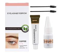 Eyelash Tint Kit, Semi-Permanent Eyebrow Coloring, Long-Lasting Professional Waterproof Fast & Easy Brow Dye Starter Kit, Quick Drying Eyelash Dye Cream for Plump Thick Lash,Complete Beginner Brow