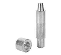 Eyelet Hole Punch Tool Die Kit, Carbon Steel Grommet Eyelet Hole Punch Tool with 6 Sizes for Leather Craft Fabric Clothing Curtains Grommet Kit (1400#)