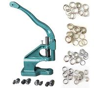 Eyelet Punch Machine W 4 Die 6 10 12 14MM prensa agujero herramienta ojal Set kit