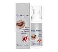 Eyelid Scrub Foam, 50ml Gentle Cleanser, Non-Irritating Makeup Remover with Sturdy Formula, Beauty Care System with Compact Design, Smooth Moisturizing Wash Aid, Essential Companion for Men Women