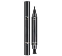 Eyeliner 2 en 1 con Sello para Alas, Impermeable & Resistente a los Roces, Doble Punta para un Look Cat Eye Simétrico, Acabado Mate (#01)