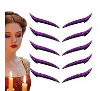 Eyeliner Eyelash - Pegatinas para sombra de ojos, parche de maquillaje, tiras adhesivas impermeables | Aplicación rápida de diseño flexible aspecto natural para fiestas, festivales, bodas, sesiones de
