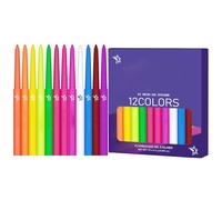 Eyeliner Líquido UV - Pigmentación Alta Duradera, Doce | Maquillaje Profesional Resistente Agua Para Festivales Música Halloween Cosplay Escénico