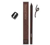 Eyeliner Pencil - 24 Hr Waterproof Eyeliner Duo Sharpenable Eye Pencil, 2 in 1 Eye Liner and Eyebrow Pencils Waterproof Eyeliners, No Smudging, Fading, Smooth and Easy to Color (Brown)