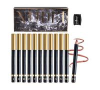 Eyeliner Pencil, Eye Pencil Eyeliner Glitter Pencil Set, Colored Pencils For Women, Eye Shadow Stick Set, Matte Makeup Pencils, Set Eye Professional Makeup, Eyeliner And Shadow, (2.5gx12) Black
