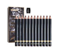 Eyeliner Pencil Set, Smudge-Proof & Long-Lasting, 12-Color Glitter Shadow Pencils, Versatile Makeup Tool, For Women, Men & Makeup Artists, About 2.5g X 12 Inches