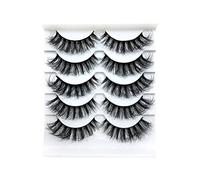 Eyeliner Pinsel Silikon Mink Multipack Lashes Wispy Lashes Volume Eyelashes 8D 10 Faux False Dramatic Pack Viszwimpern Augenpaare Magnetic Wimpern ohne Eyeliner (I, One Size)